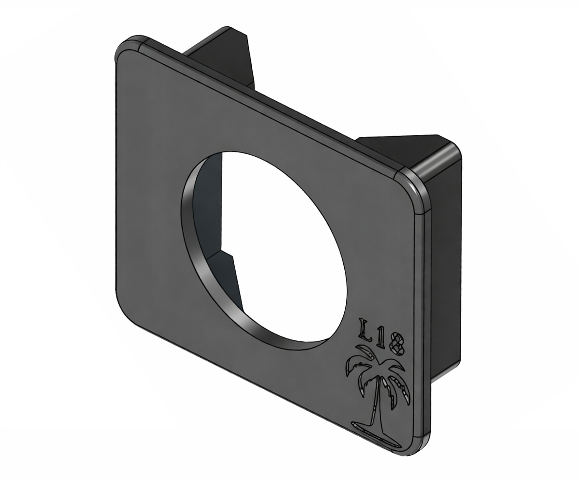 GX470 Rear 12v Adapter Plate STL - FREE Digital product