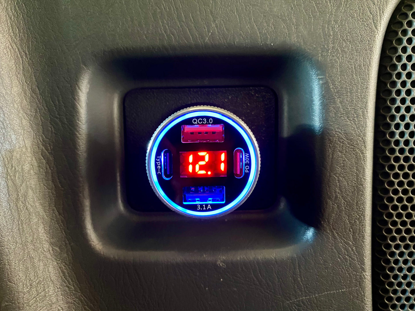 GX470 Rear 12v Adapter Plate