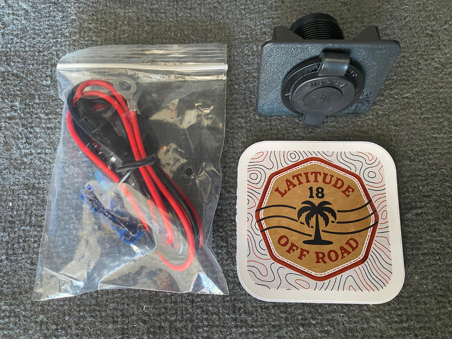 GX470 Rear 12v Adapter Plate