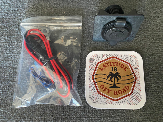 GX470 Rear 12v Adapter Plate