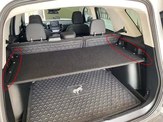 2021 - 2025 Ford Bronco Sport DIY Trunk Shelf Kit - Pre Sale